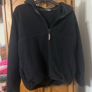 L.L. Bean Black Fleece Hoodie